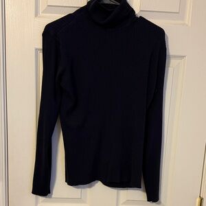Cato Women's Elegant Navy Blue Turtleneck Sweater